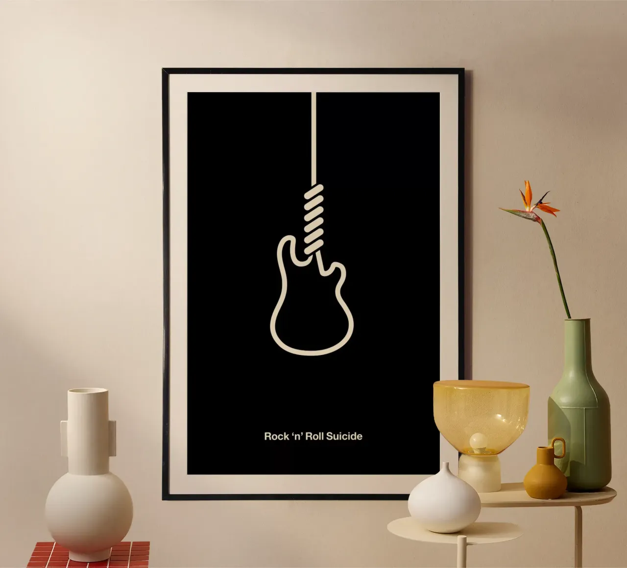 Rock 'n' Roll Suicide poster da Viktor Hertz