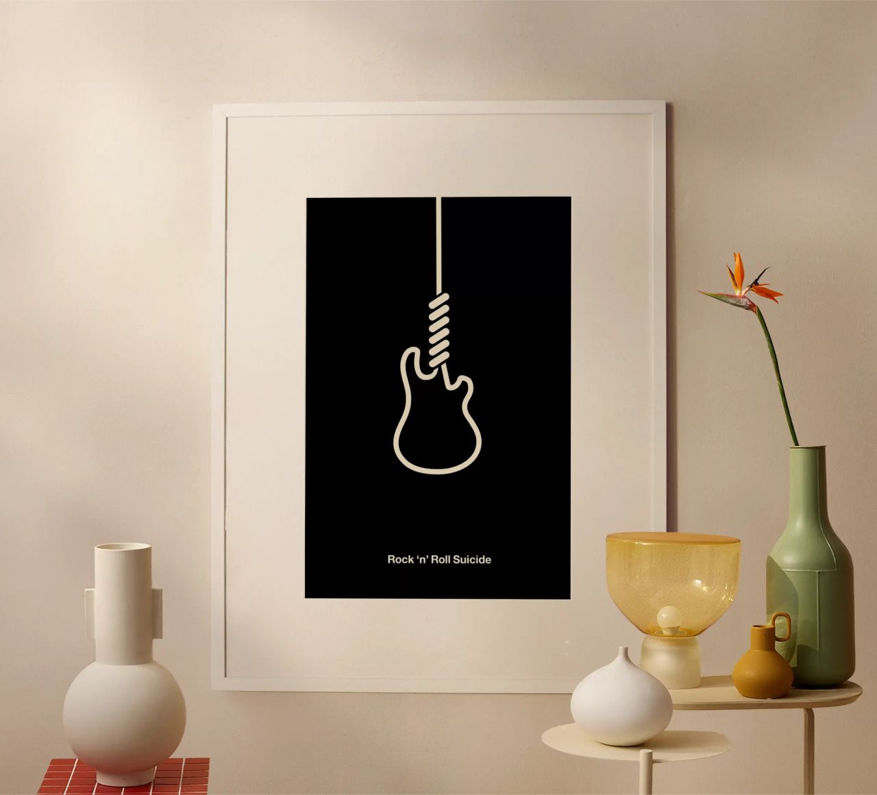 Rock 'n' Roll Suicide Poster von Viktor Hertz