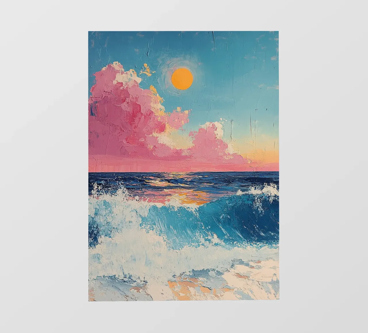 Mare Spiaggia Orizzonte Cielo Sole telo in pvc da Nikis Art Studio