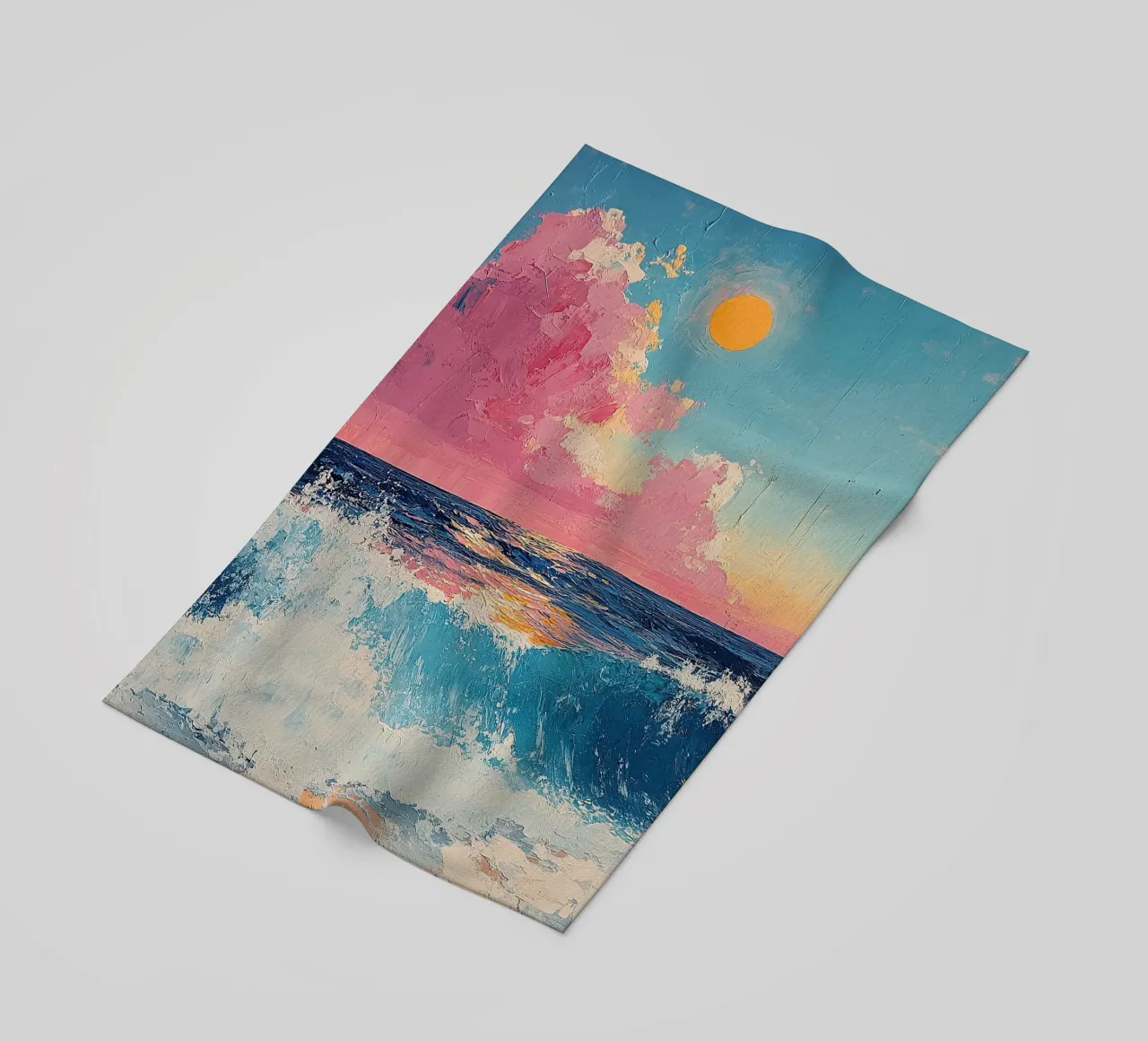 Mare Spiaggia Orizzonte Cielo Sole telo mare da Nikis Art Studio