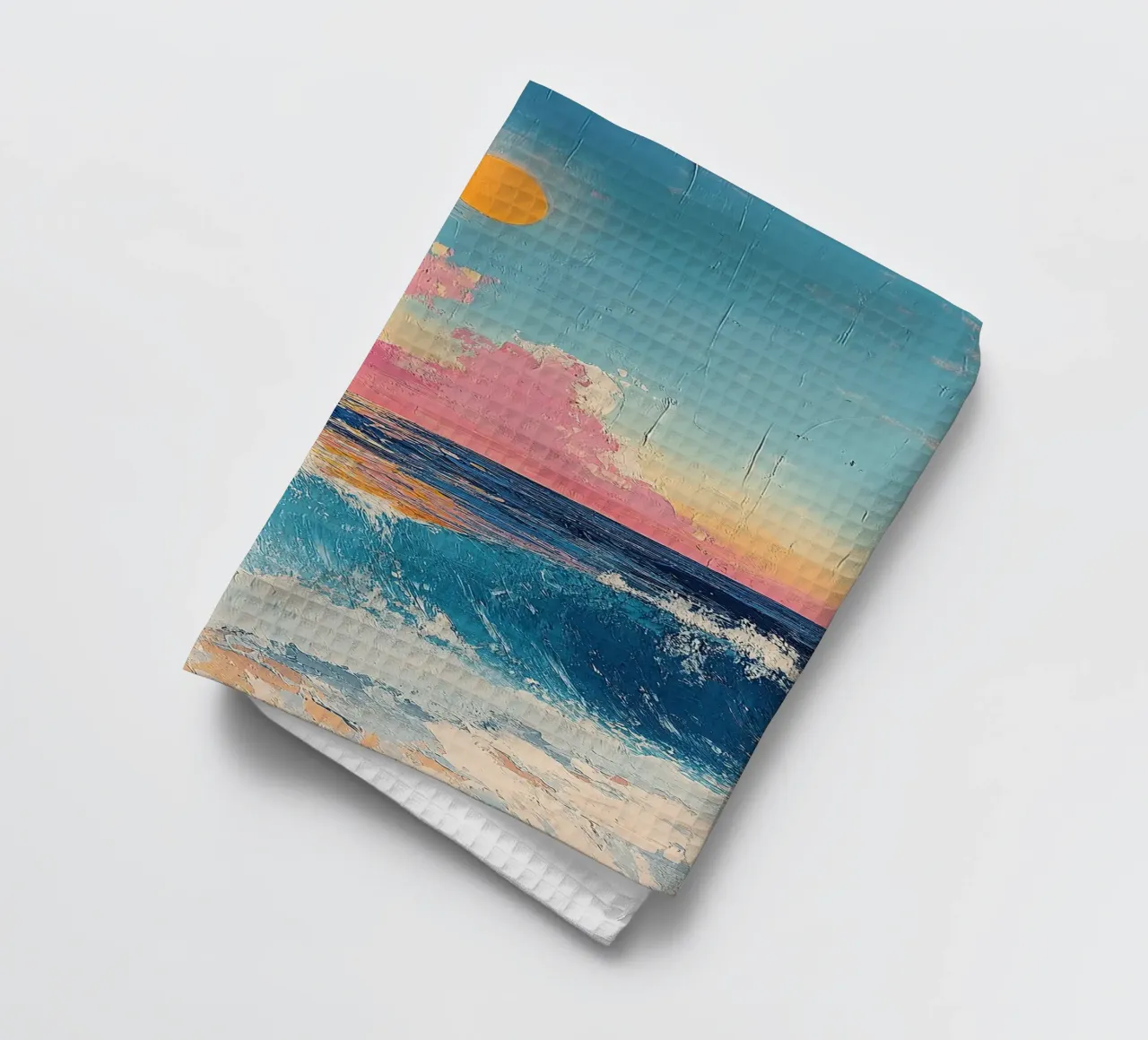 Mare Spiaggia Orizzonte Cielo Sole canovaccio da cucina da Nikis Art Studio
