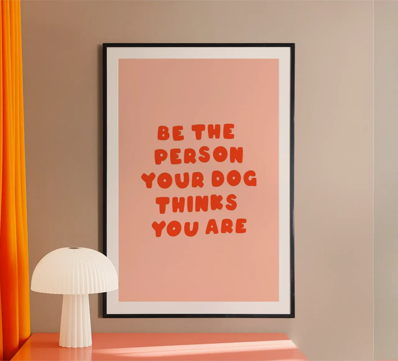 Typographic Poster for Dog Lovers Hahnemühle von Maren Gross
