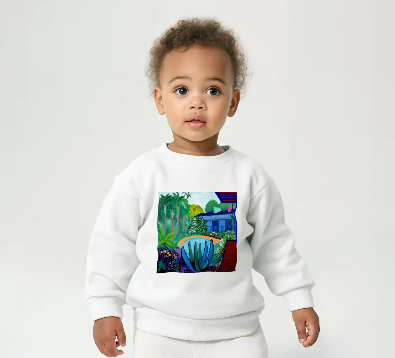 Dove fiore felpa neonato da Perdana shop