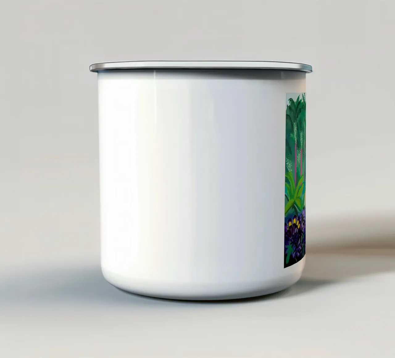 Dove fiore tazza in smalto da Perdana shop