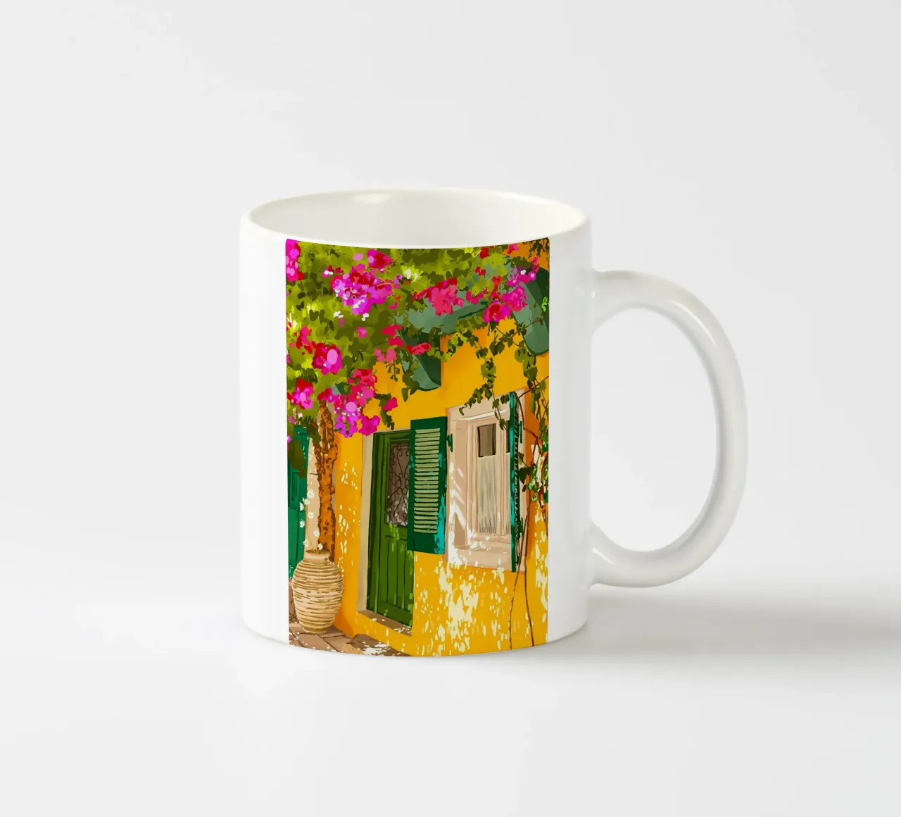 Vivere al sole tazza in ceramica da Desiyatnikov