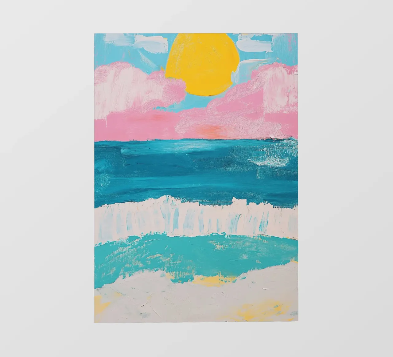 Mare Spiaggia Orizzonte Cielo Sole telo in pvc da Nikis Art Studio