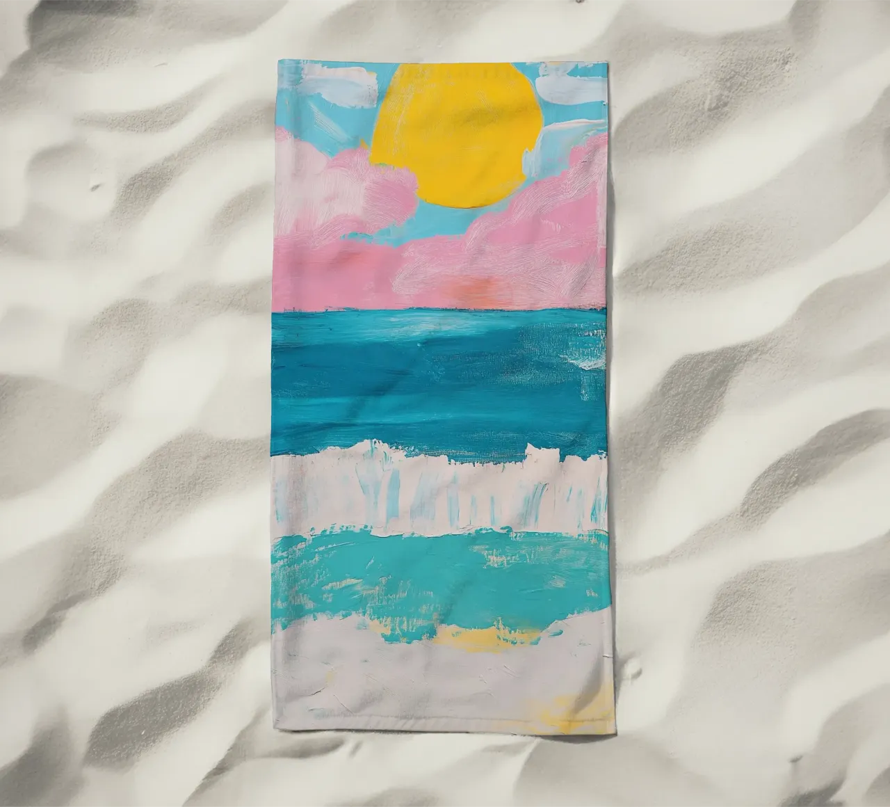 Mare Spiaggia Orizzonte Cielo Sole telo mare da Nikis Art Studio