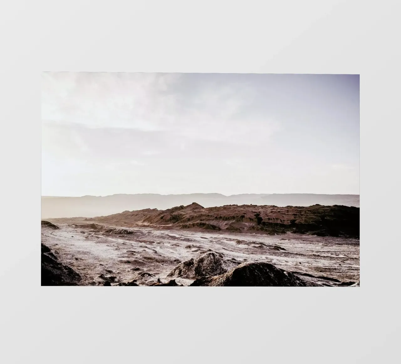 Valle de la Luna telo in pvc da Chris Abatzis