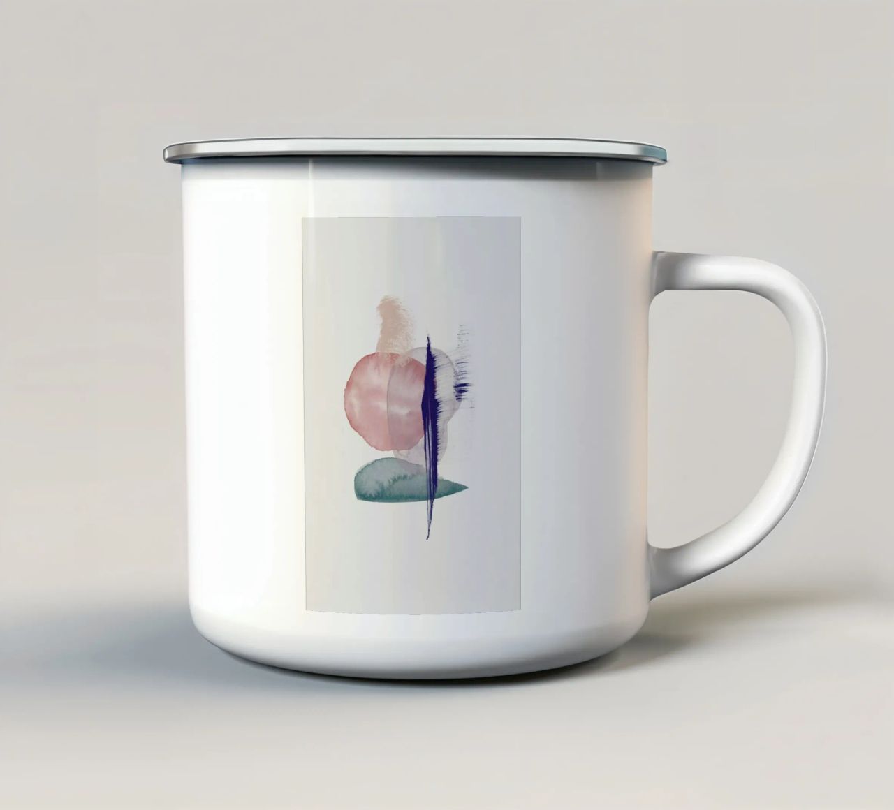 Connection tazza in smalto da STUDIO LEEMO