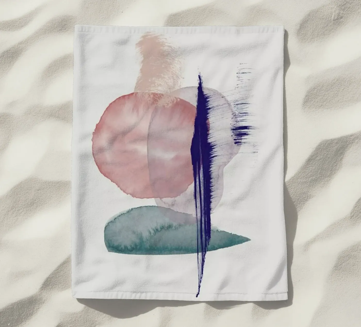 Connection beach towel by STUDIO LEEMO