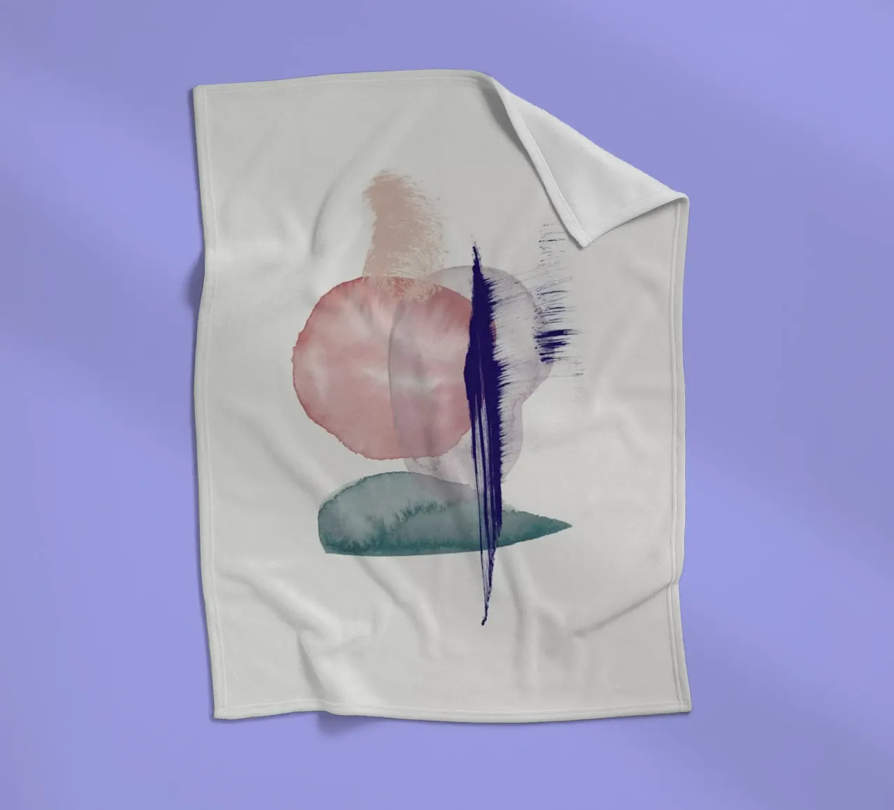 Connection fleece blanket by STUDIO LEEMO