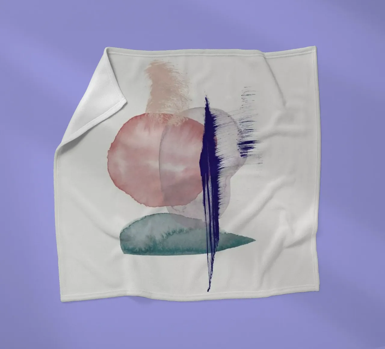 Connection fleece blanket by STUDIO LEEMO