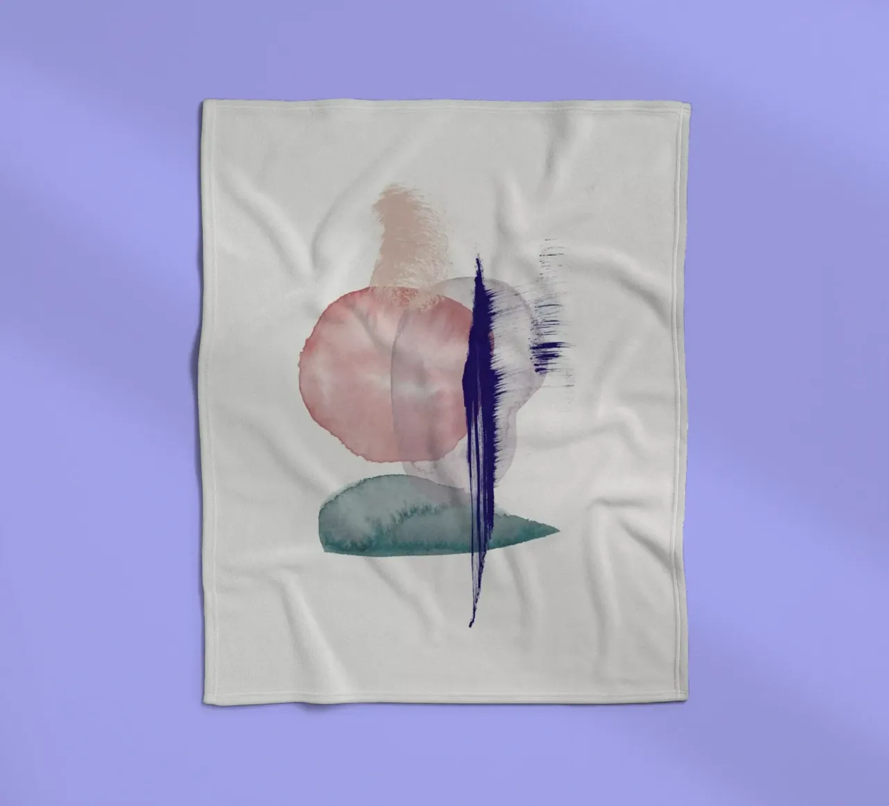 Connection fleece blanket by STUDIO LEEMO