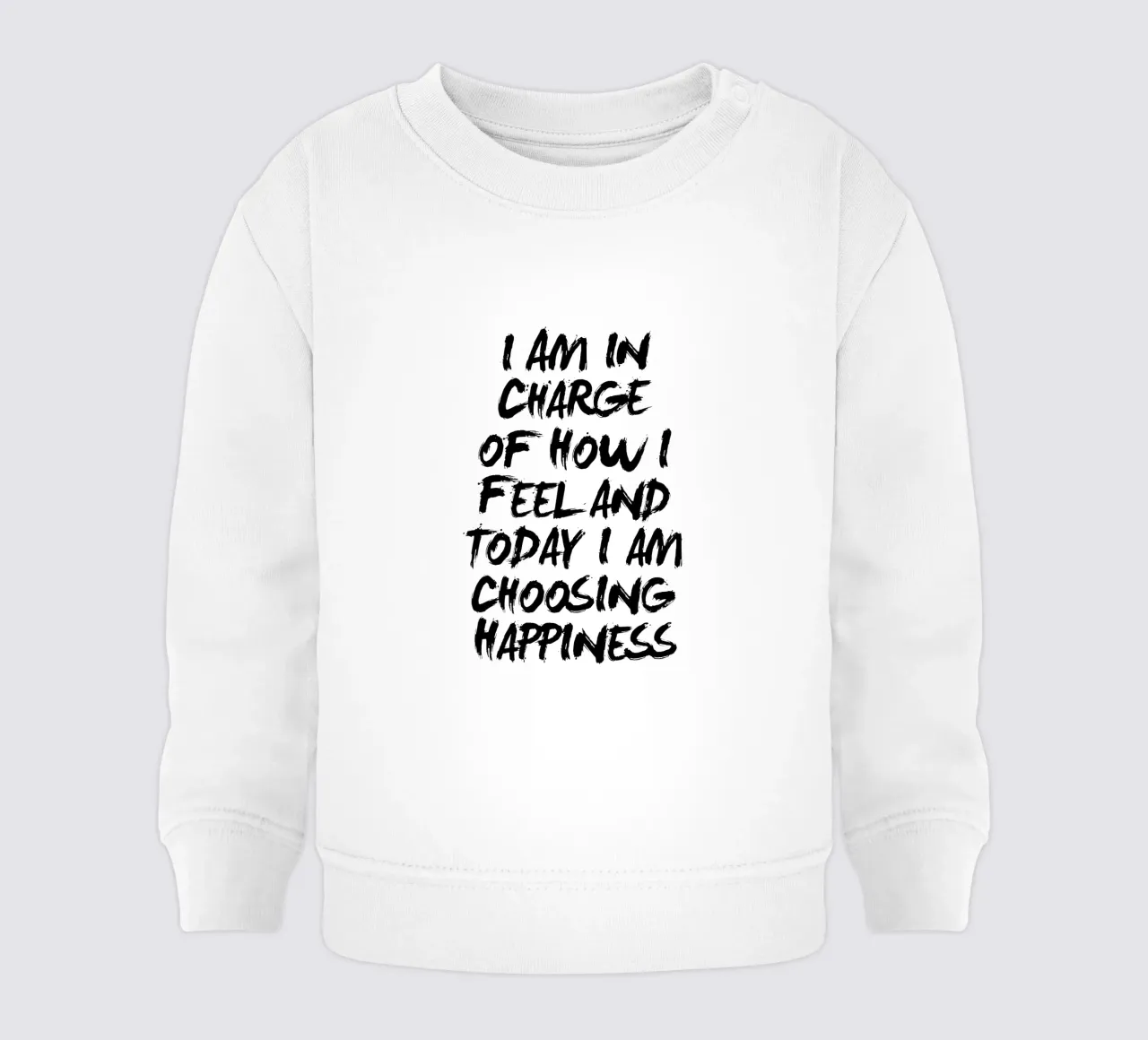 Sono responsabile di come mi sento e oggi scelgo la felicità felpa neonato da THE MOTIVATED TYPE