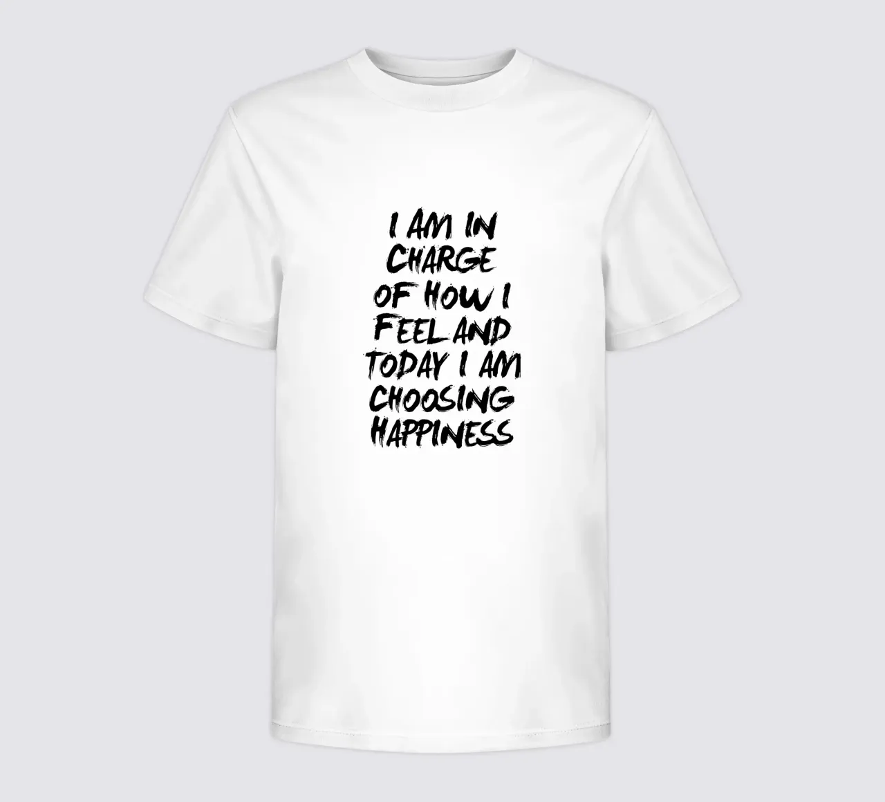 I Am in Charge of How I Feel and Today I Choose Happiness kids t-shirt by THE MOTIVATED TYPE
