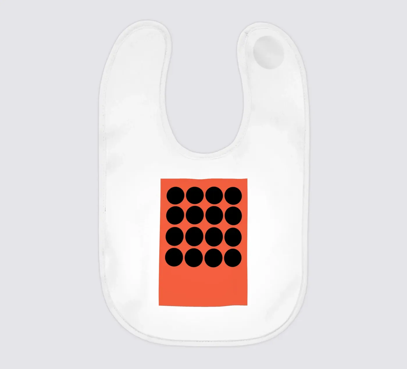 Array baby bib by Rose Beck Art
