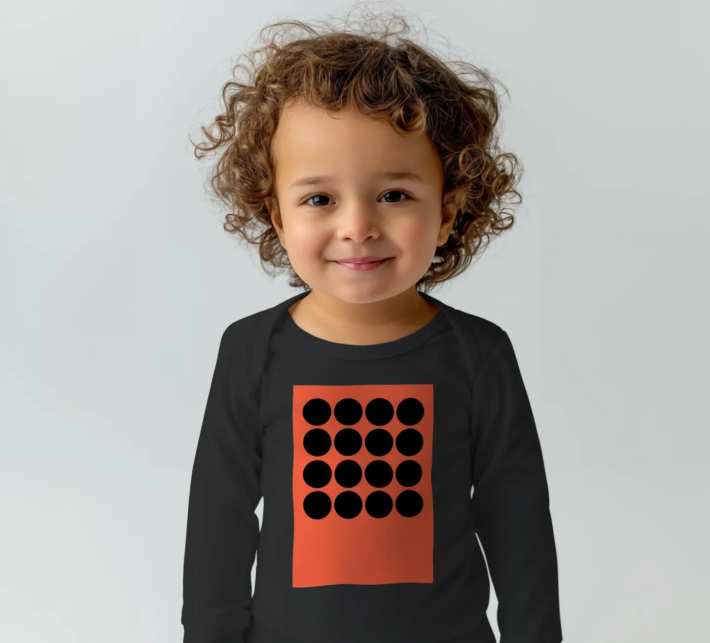 Array Langarm Babybody von Rose Beck Art