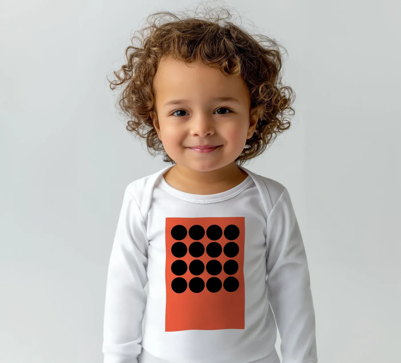 Array Langarm Babybody von Rose Beck Art