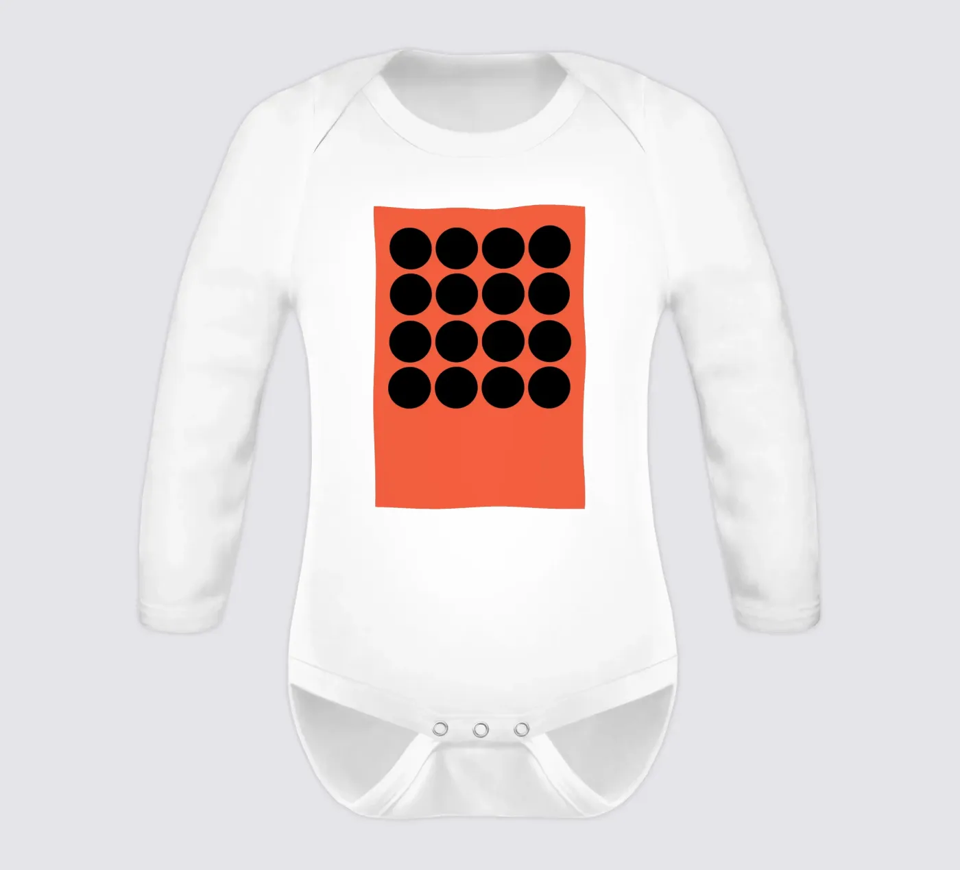 Array Langarm Babybody von Rose Beck Art