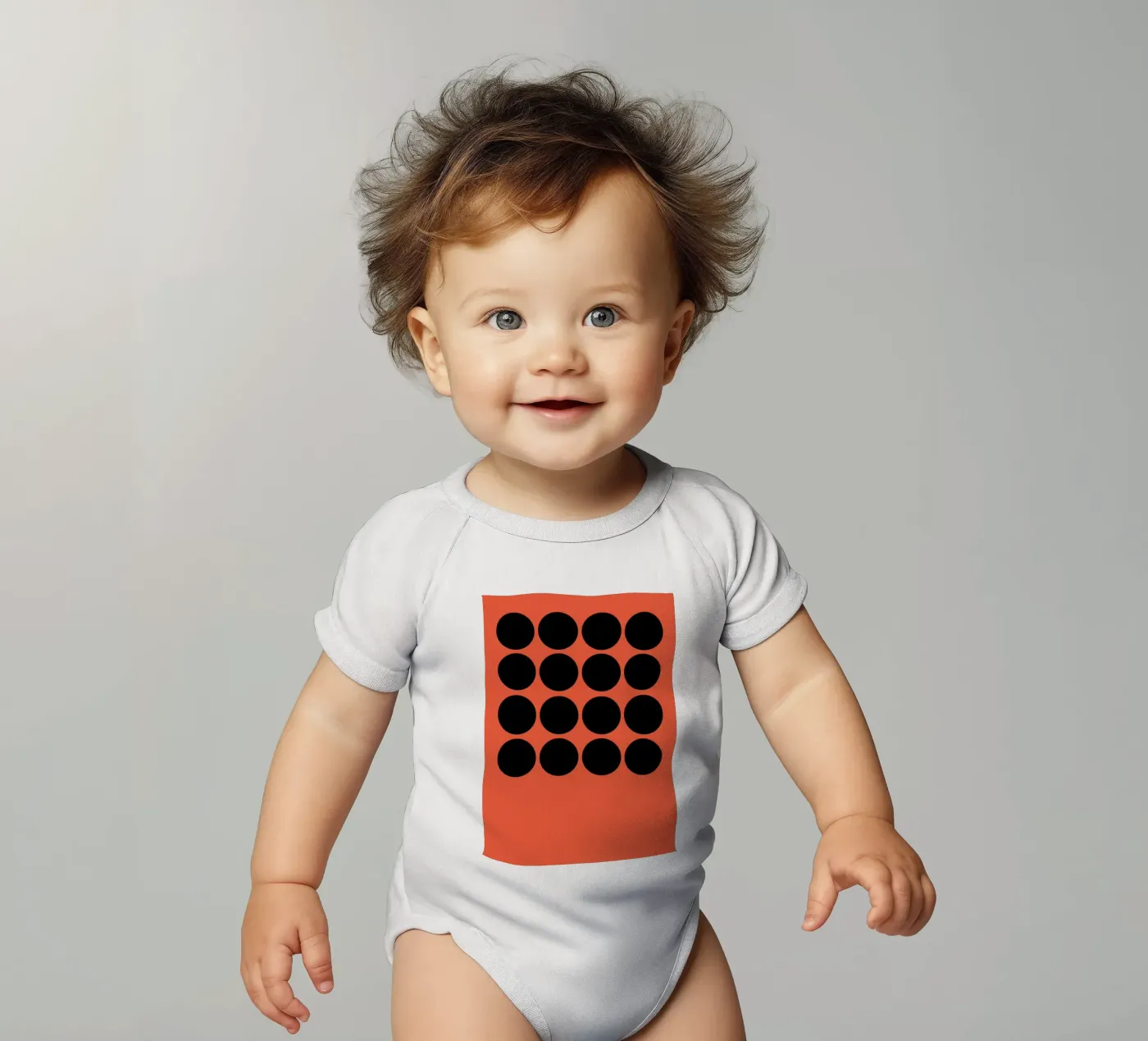 Array body neonato maniche corte da Rose Beck Art