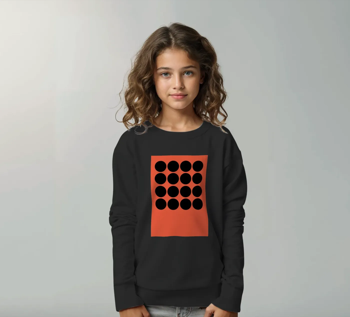 Array kinder sweatshirt van Rose Beck Art