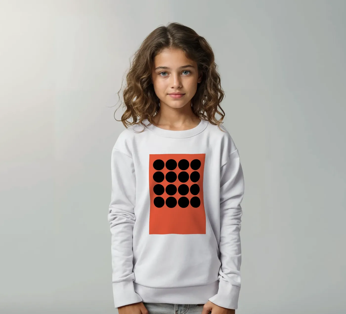 Array kinder sweatshirt van Rose Beck Art