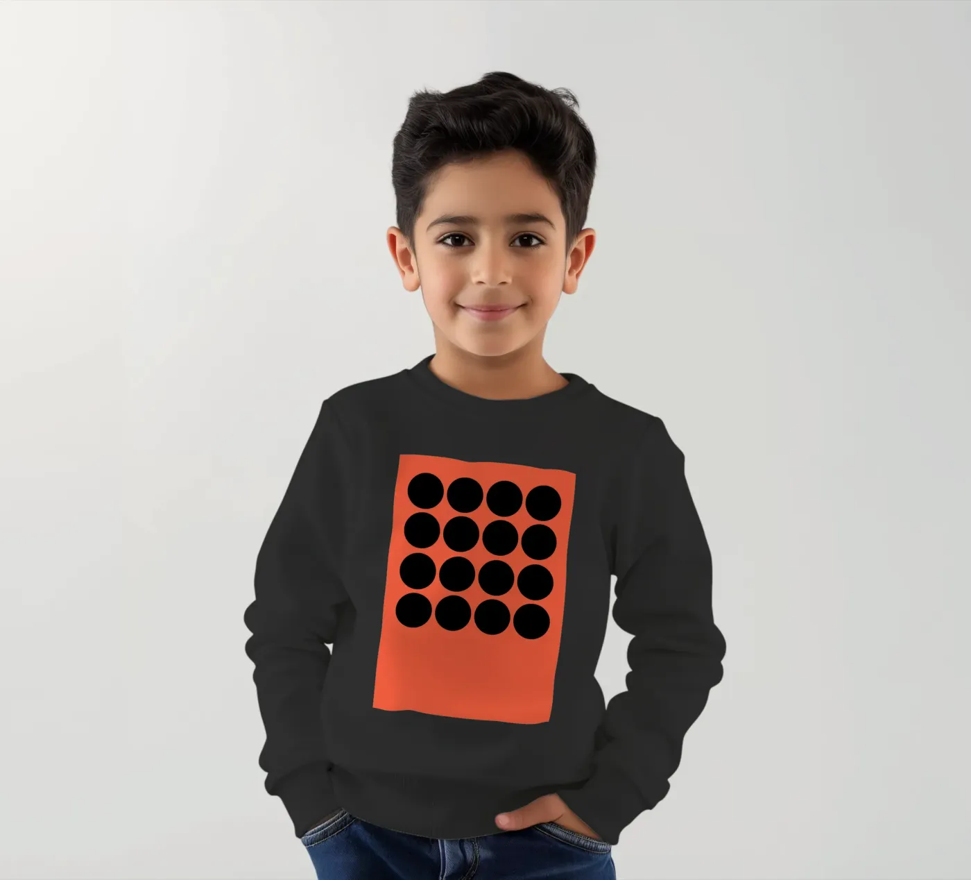 Array kinder sweatshirt van Rose Beck Art