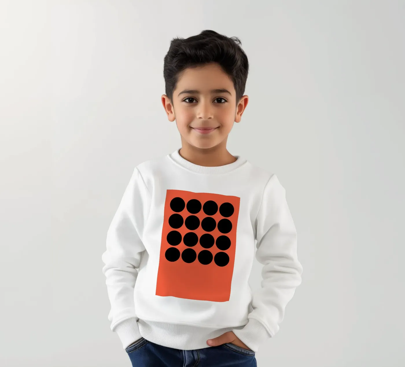 Array kinder sweatshirt van Rose Beck Art