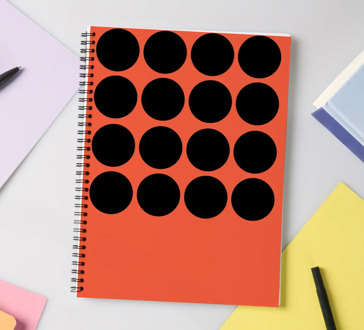 Array notitieboek met spiraal van Rose Beck Art