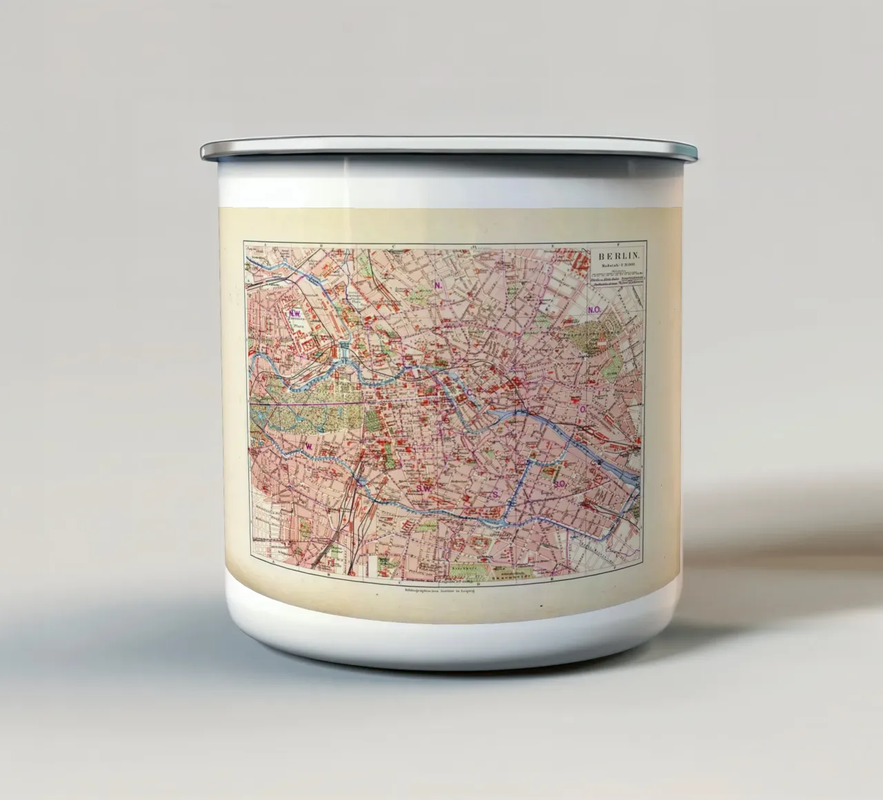 Berlin, Germany, 1899 tazza in smalto da Artokoloro Quint Lox Ltd