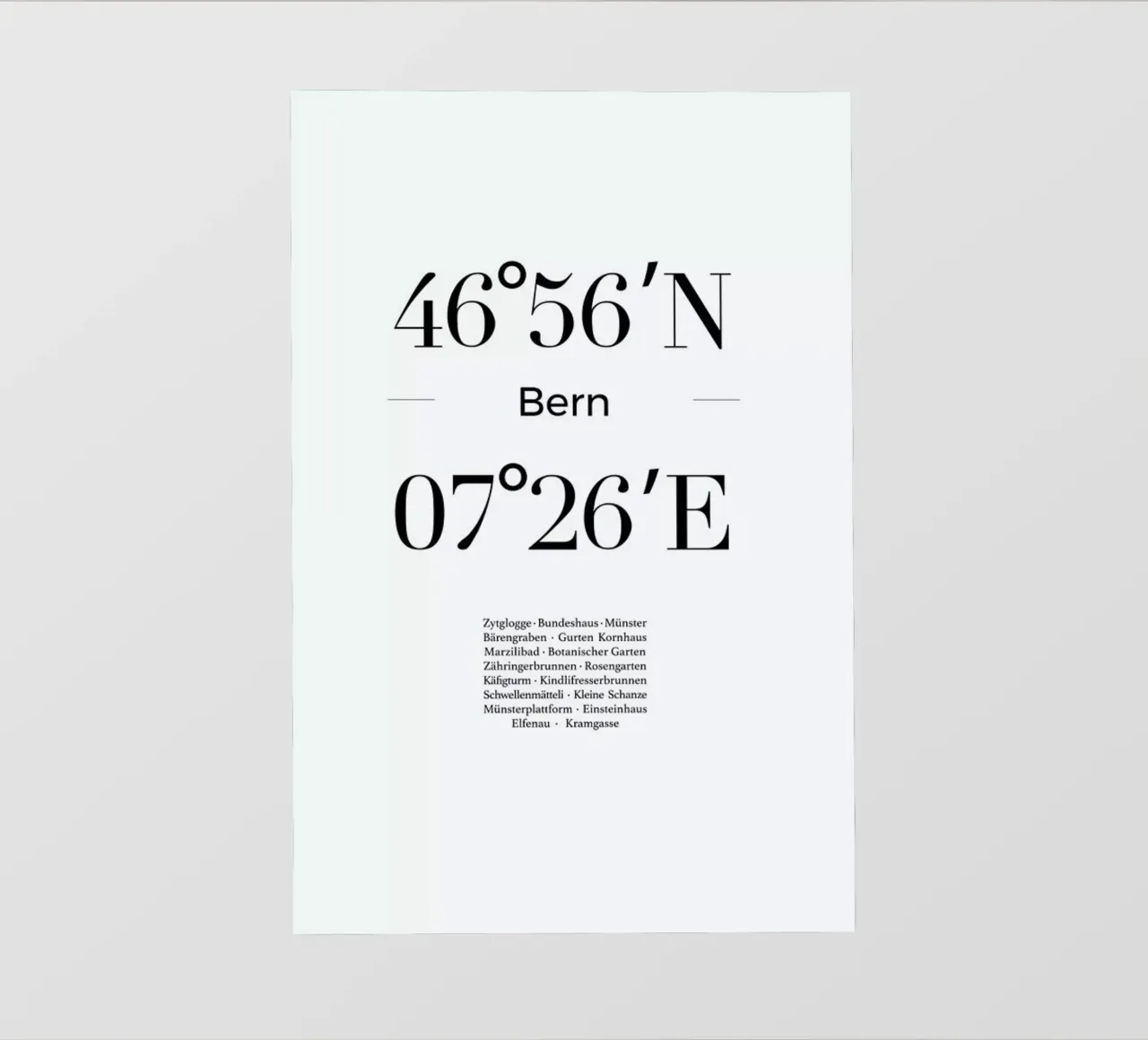 Bern pellicola backlit da Studio One