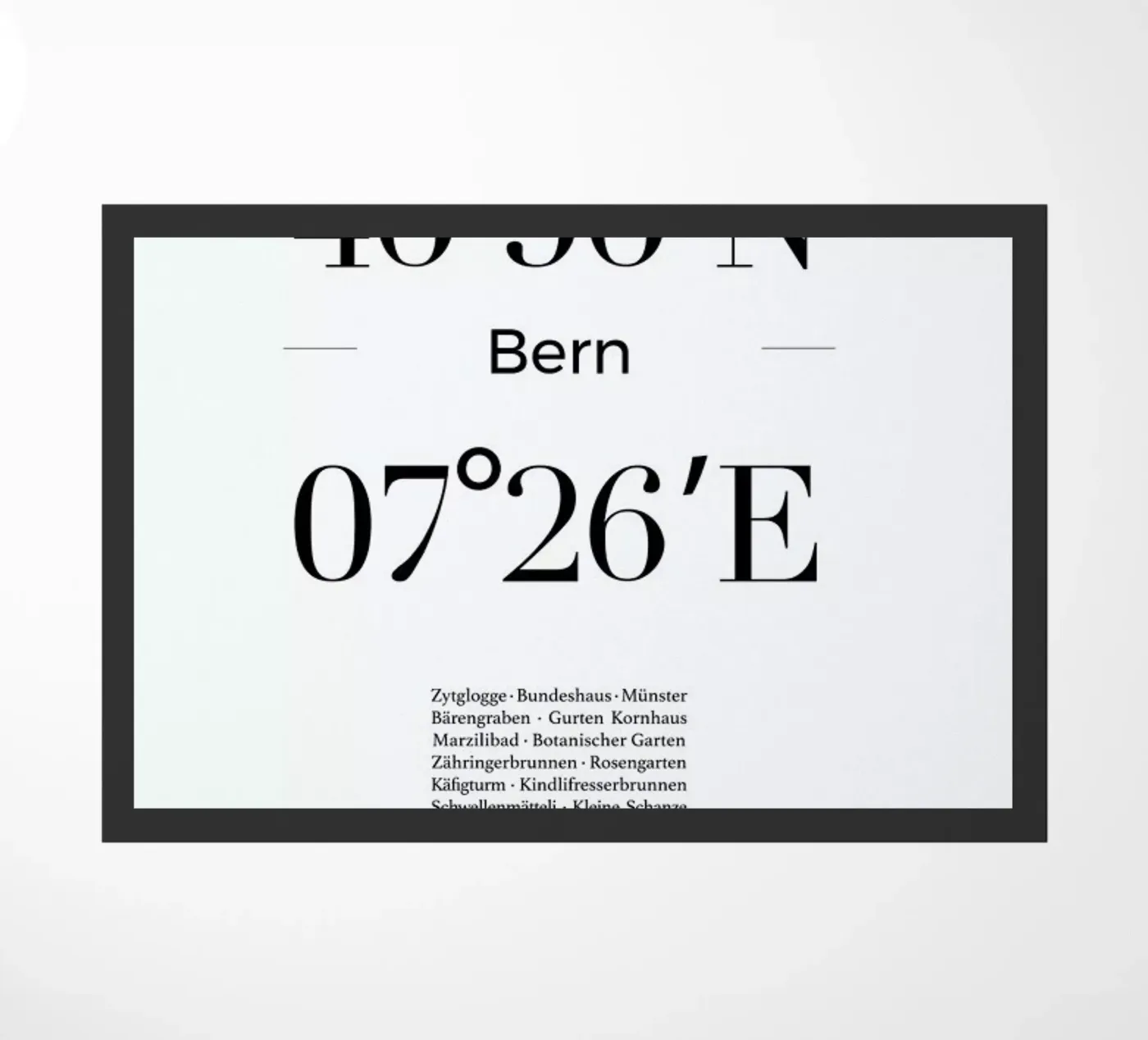 Bern paillasson de Studio One