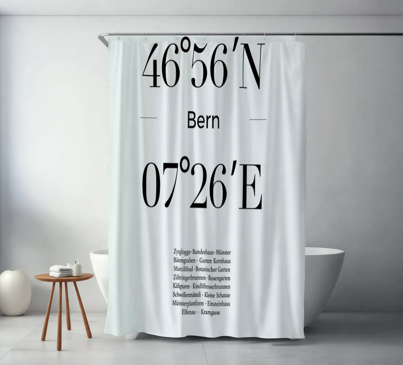 Bern Duschvorhang von Studio One