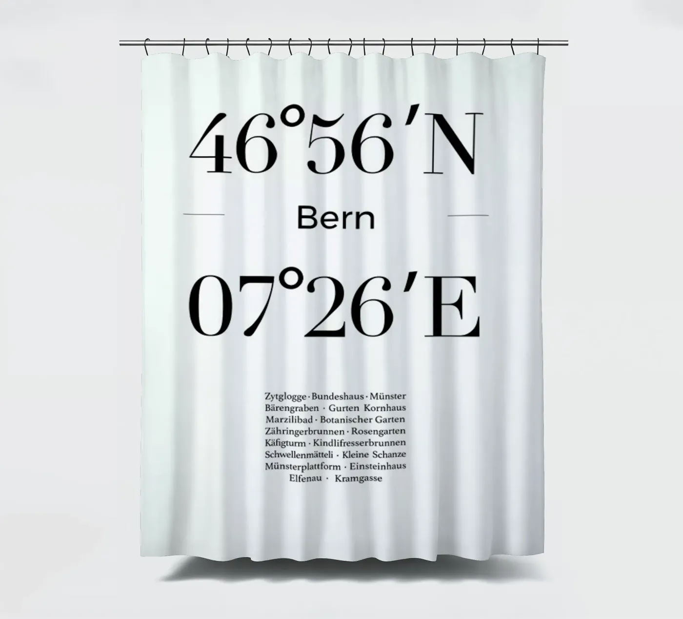 Bern Duschvorhang von Studio One
