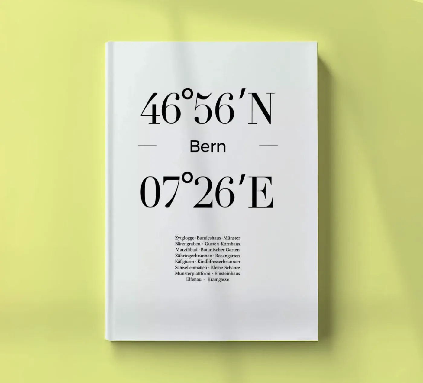 Bern quaderno da Studio One