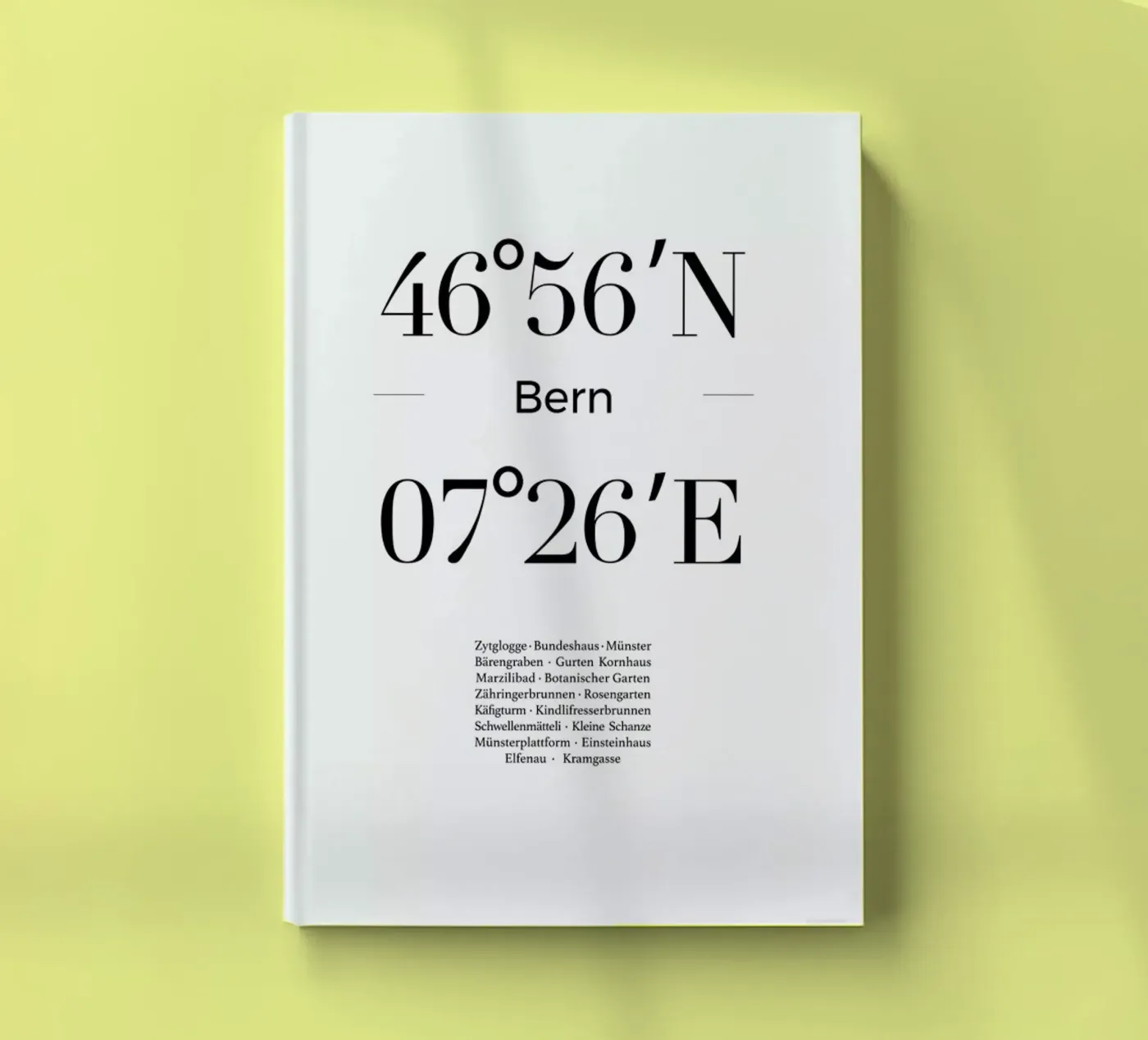 Bern Notizbuch von Studio One
