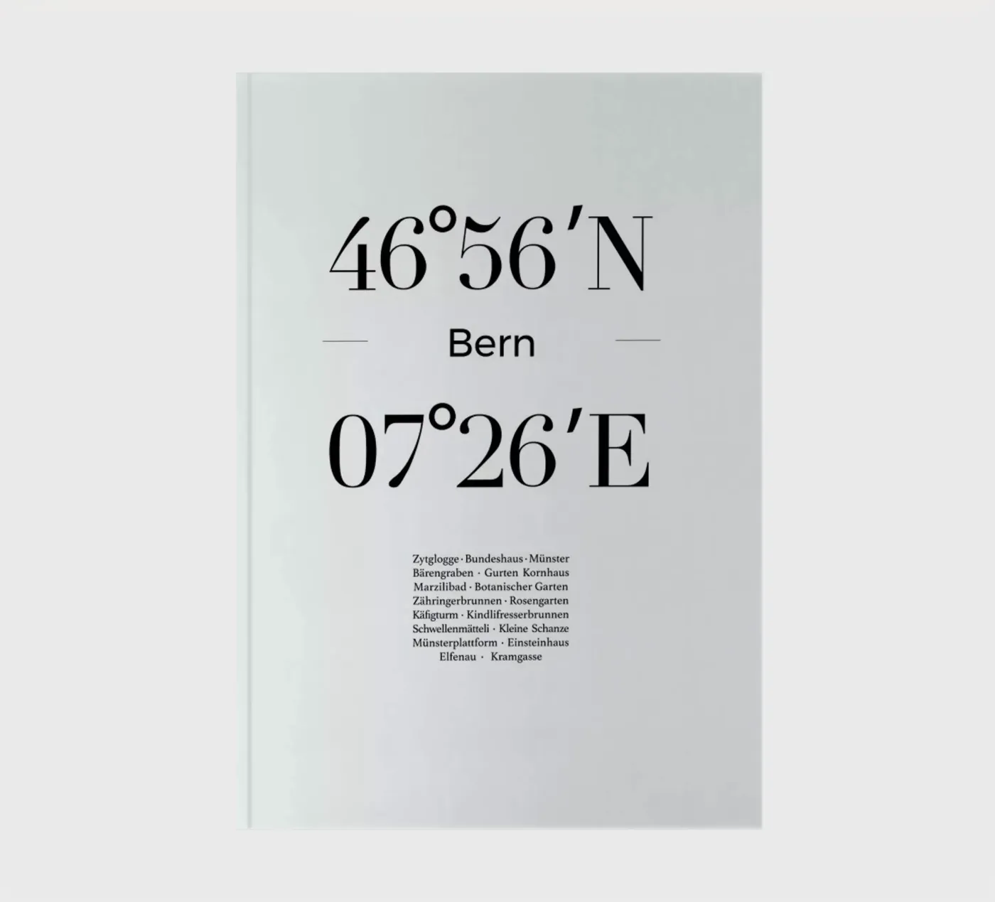 Bern Notizbuch von Studio One