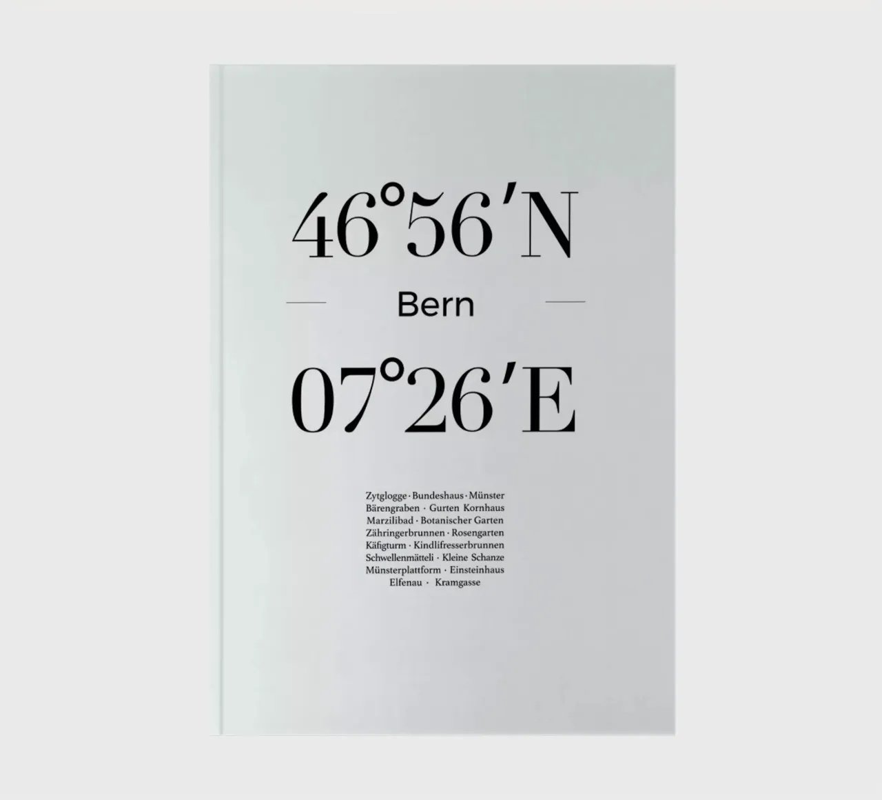 Bern notebook by Studio One