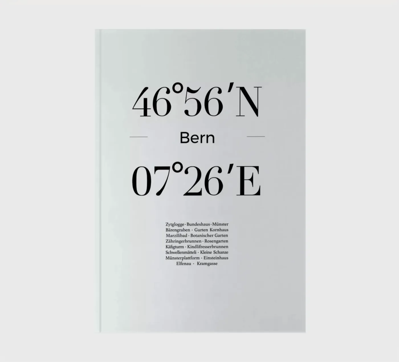 Bern quaderno da Studio One