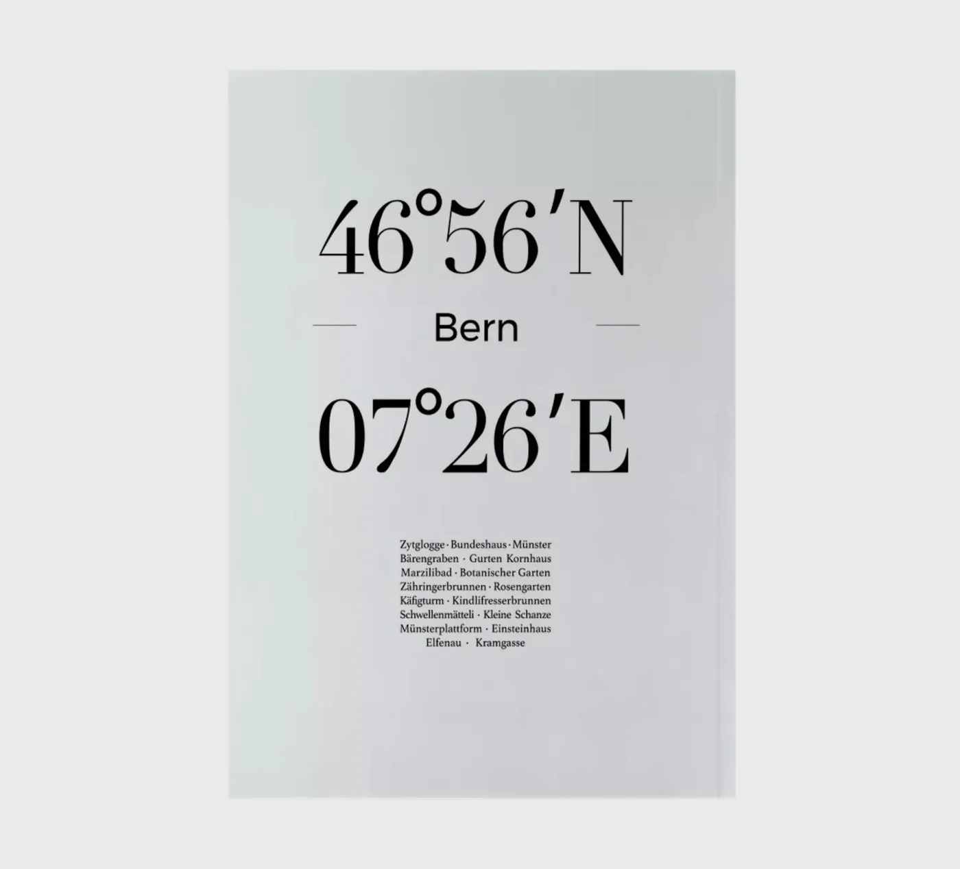 Bern quaderno da Studio One