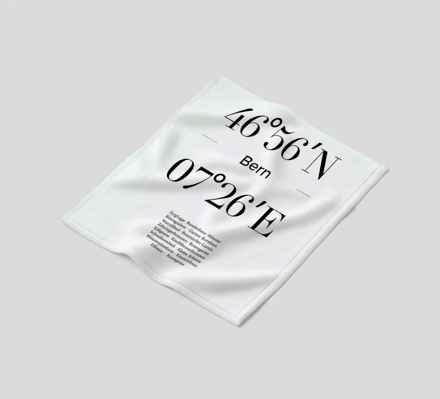 Bern Fleecedecke von Studio One