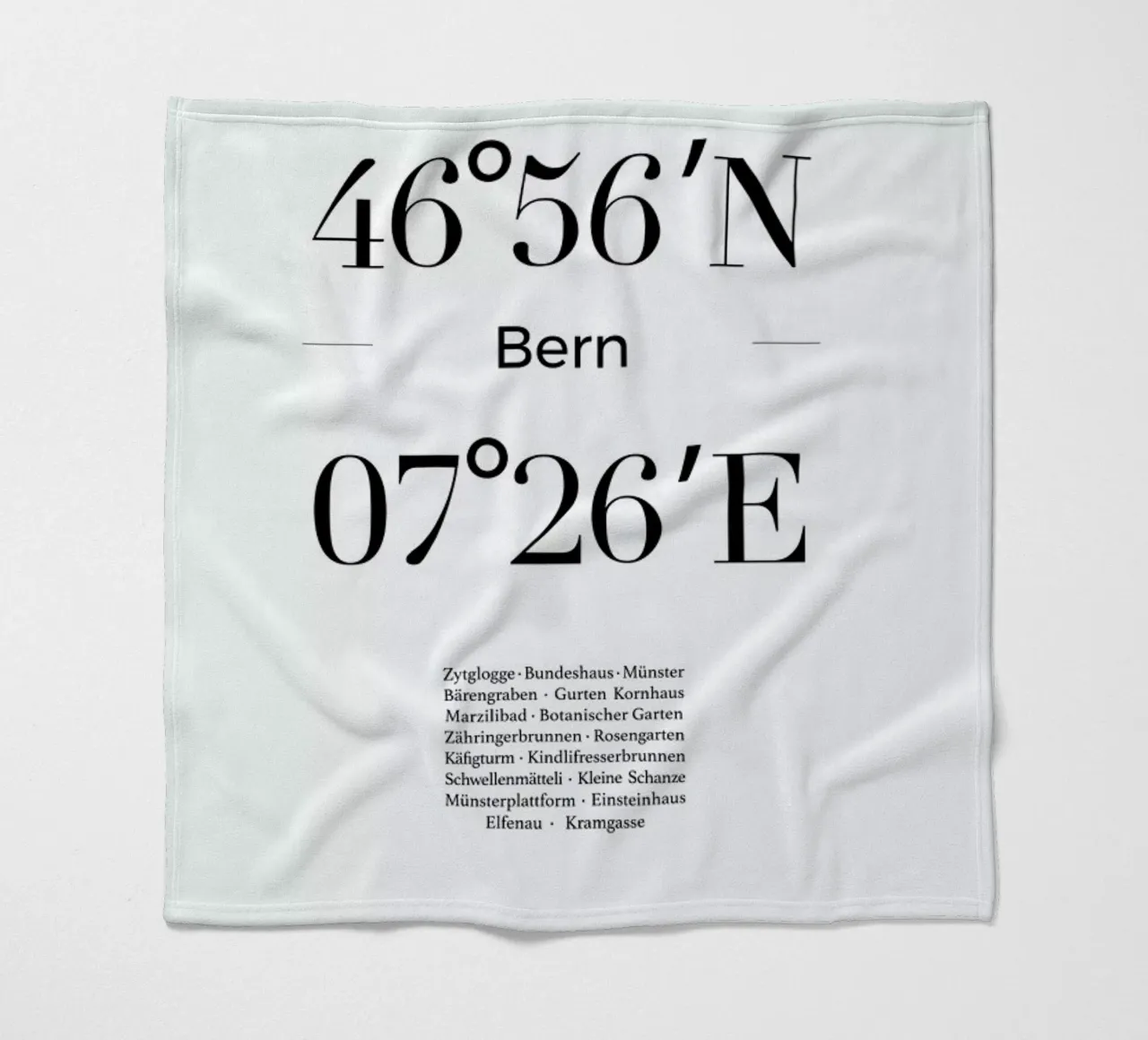 Bern fleecedeken van Studio One