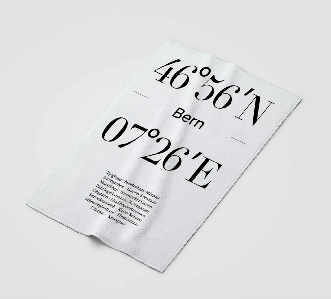 Bern fleece blanket by Studio One