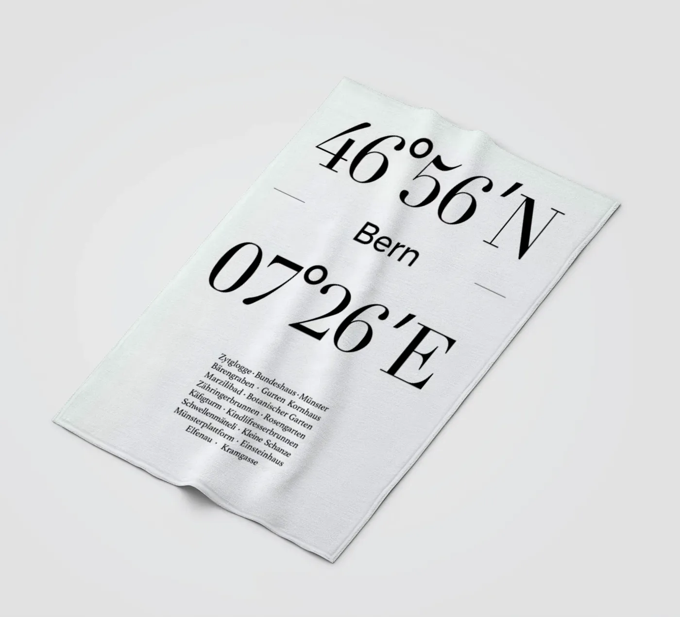 Bern Fleecedecke von Studio One