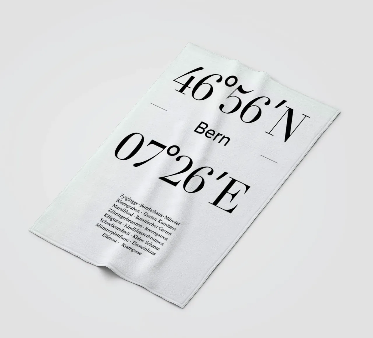 Bern fleecedeken van Studio One