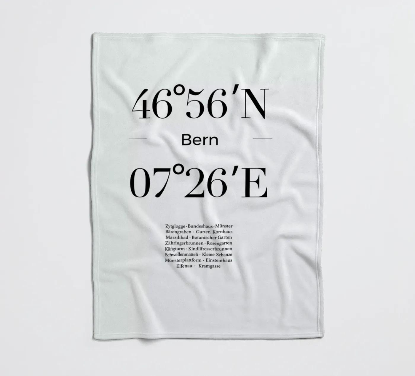 Bern fleece blanket by Studio One