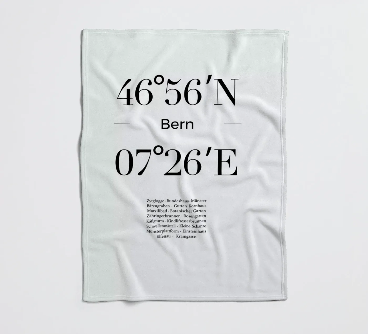 Bern Fleecedecke von Studio One