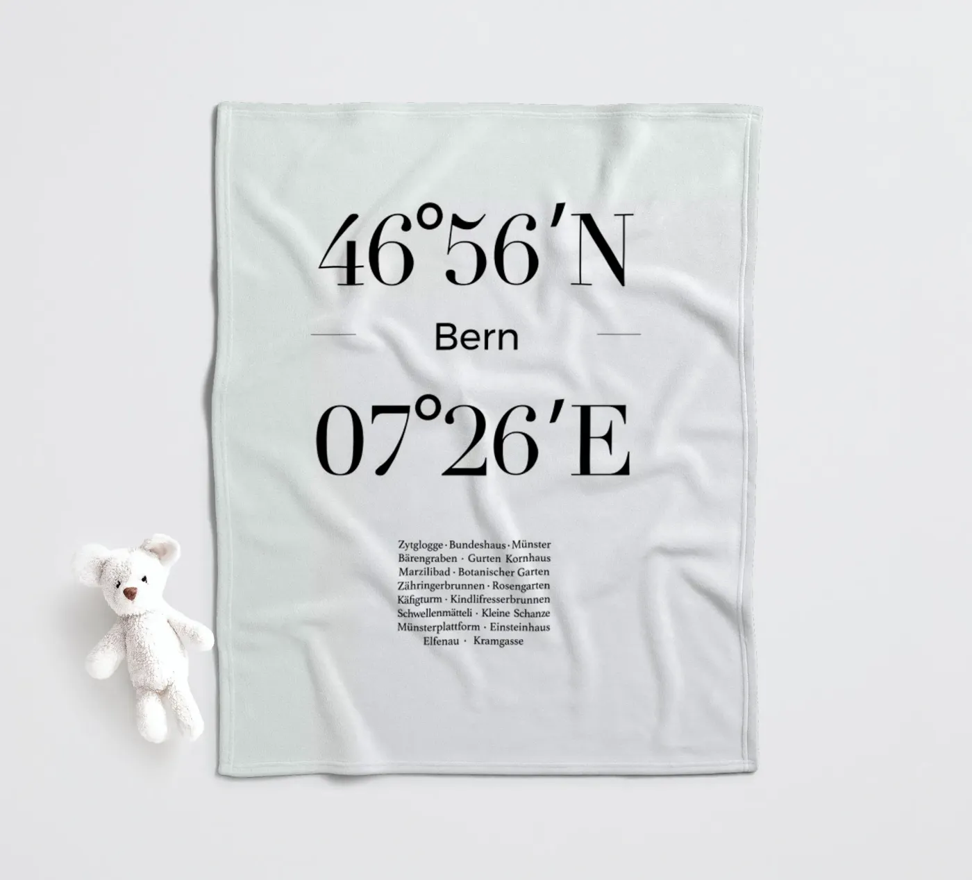 Bern fleece blanket by Studio One
