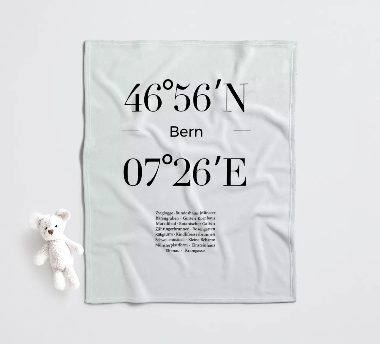 Bern fleecedeken van Studio One