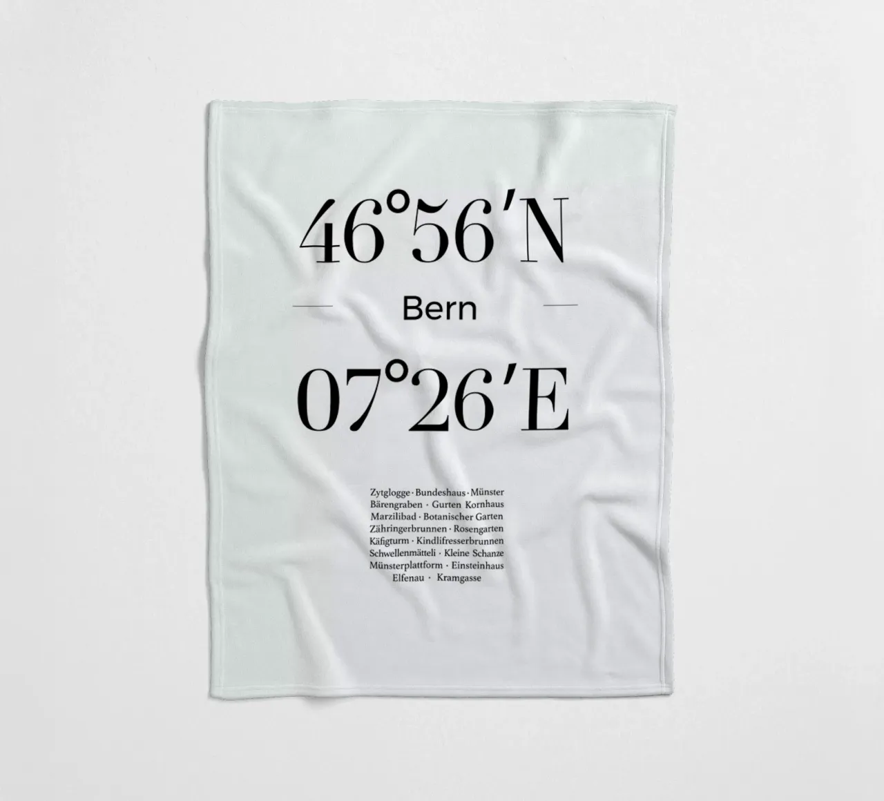 Bern fleecedeken van Studio One